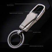 JOBON ZB-8780 Multi-Function Keychain Man Portable Mobile Phone Bracket Metal Waist Car Keychain(Black)