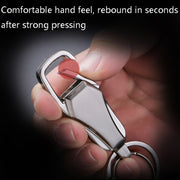 JOBON ZB-8780 Multi-Function Keychain Man Portable Mobile Phone Bracket Metal Waist Car Keychain(Black)