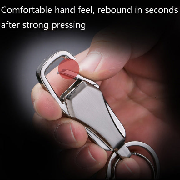 JOBON ZB-8780 Multi-Function Keychain Man Portable Mobile Phone Bracket Metal Waist Car Keychain(Black)