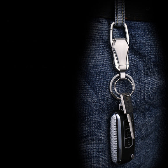 JOBON ZB-8780 Multi-Function Keychain Man Portable Mobile Phone Bracket Metal Waist Car Keychain(Black)