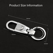 JOBON ZB-071 Men Waist Hang Keychain Simple Car Key Chain Pendant Keychain(Black)