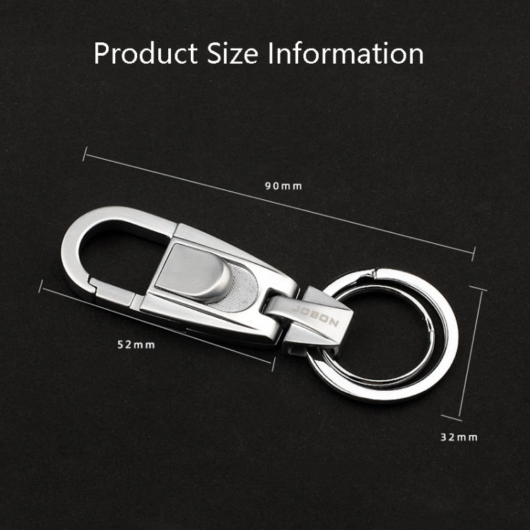 JOBON ZB-071 Men Waist Hang Keychain Simple Car Key Chain Pendant Keychain(Black)