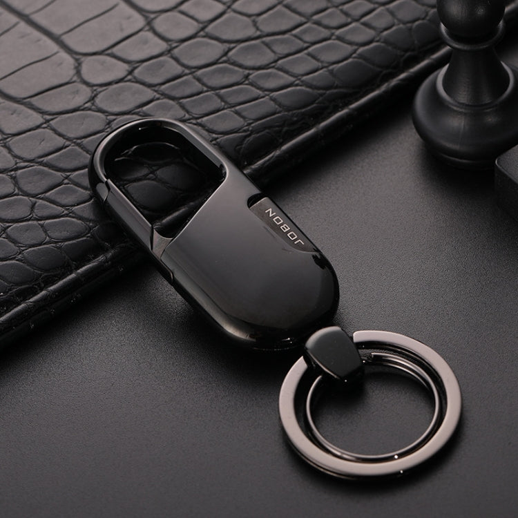 JOBON ZB-176 Car Keychain Men Waist Hanging Key Chain Pendant(Black Ice)