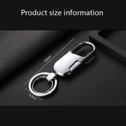 JOBON ZB-176 Car Keychain Men Waist Hanging Key Chain Pendant(Blue Ice)