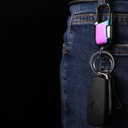 JOBON ZB-176 Car Keychain Men Waist Hanging Key Chain Pendant(Black Ice)