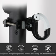 For Ninebot MAX G30 Scooter Accessories Aluminum Alloy Hook Rod Hook, Specification: Simple Model (Black)