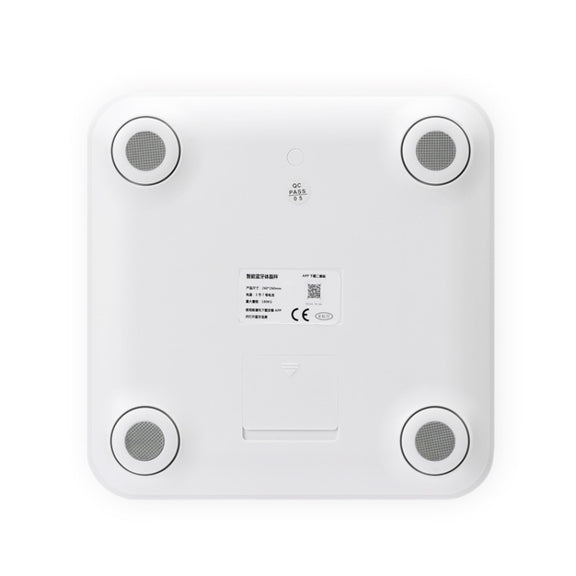 8066 Smart Body Fat Electronic Scale Home Bluetooth Weight Scale, Colour: Charging Style(White)