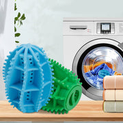 Household Laundry Ball Washing Machine Magic Cleaning Ball Nano Ceramic Anti-Winding Laundry Ball(Blue)