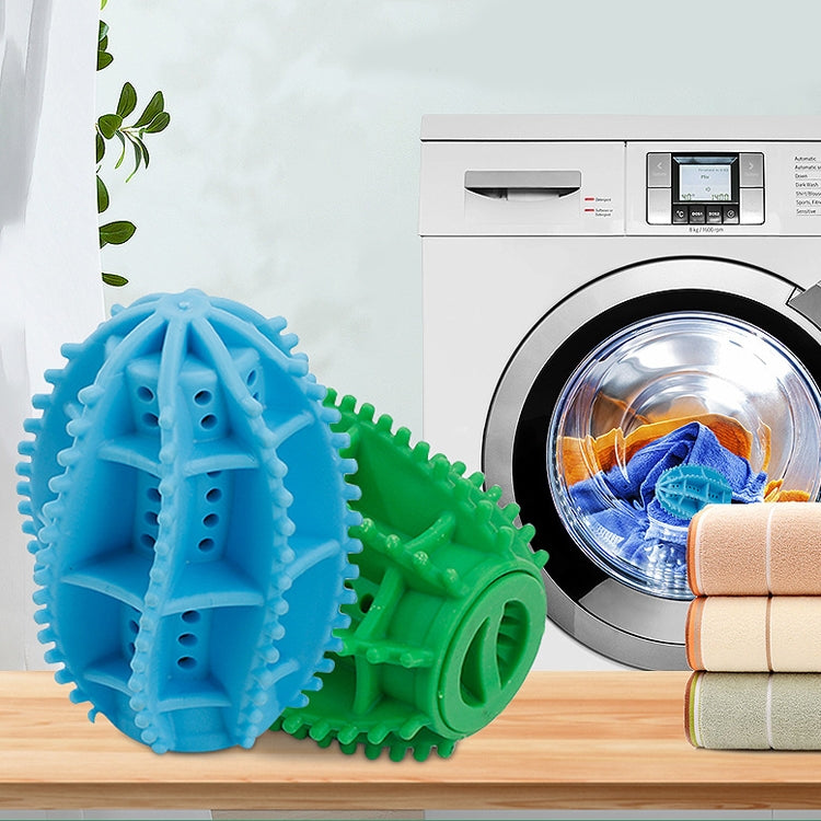 Household Laundry Ball Washing Machine Magic Cleaning Ball Nano Ceramic Anti-Winding Laundry Ball(Blue)