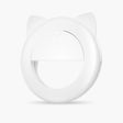 2 PCS XJ17 Large-Capacity Live Video Conference Fill Light Ring Light Mobile Phone Selfie LED Fill Light(Cat Ears) - Selfie Light by PMC TechLife | Online Shopping South Africa | PMC TechLife | Buy Now Pay Later Mobicred