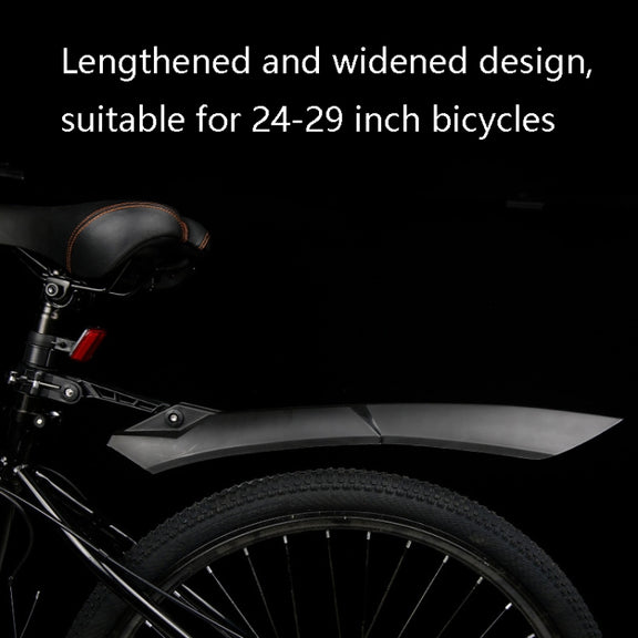NC001 Bicycle Fender Mountain Bike Widening Blasting Board(Black)