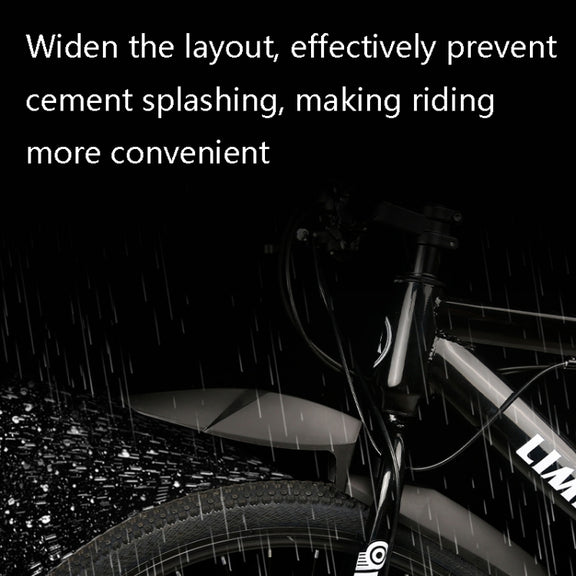 NC001 Bicycle Fender Mountain Bike Widening Blasting Board(Black)