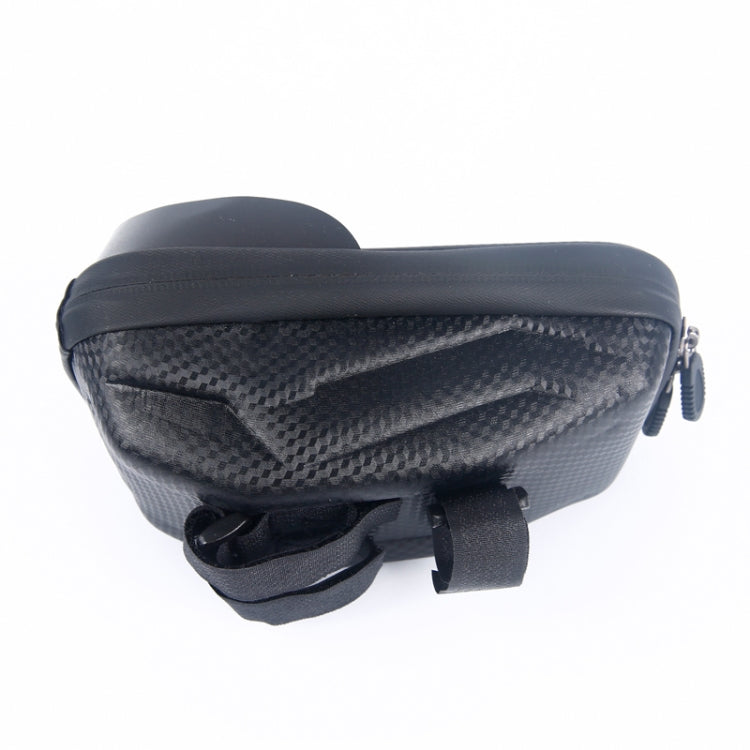 B22 Bicycle EVA Hard Shell Handlebar Bag Touch Screen Water-resistant Mobile Phone Bag(Black)