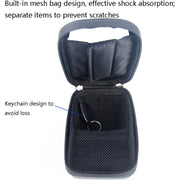 B22 Bicycle EVA Hard Shell Handlebar Bag Touch Screen Water-resistant Mobile Phone Bag(Black)
