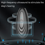 740R Ultrasonic Dried Dog Handheld Scared Dog Anti-Dog Bite Trainer(Black)
