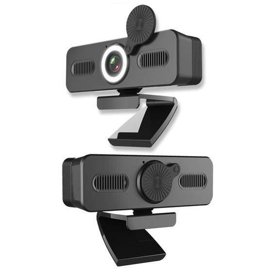 C360 2K  Network High-Definition Computer Camera Drive-Free Beautifying Light Camera with Omnidirectional Microphone, Cable Length: 1.8m
