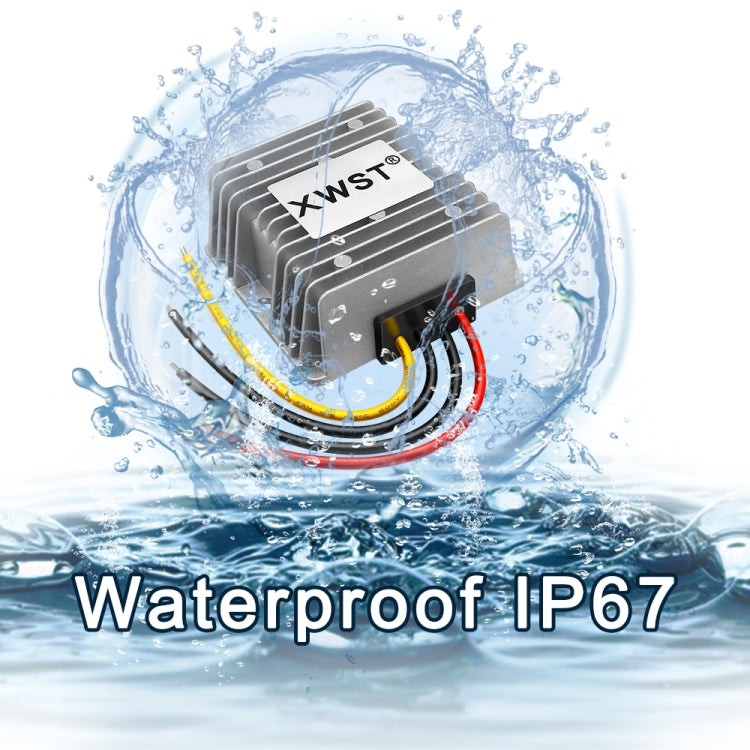 XWST DC 12/24V To 5V Converter Step-Down Vehicle Power Module, Specification: 12/24V To 5V 5A Medium Rubber Shell