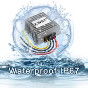 XWST DC 12/24V To 5V Converter Step-Down Vehicle Power Module, Specification: 12/24V To 5V 5A Medium Rubber Shell
