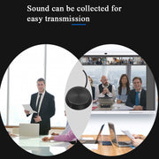 M70 Support 3.5 Output 360-Degree Pickup Video Voice Call USB Omnidirectional Microphone Conference Microphone Webcast Microphone
