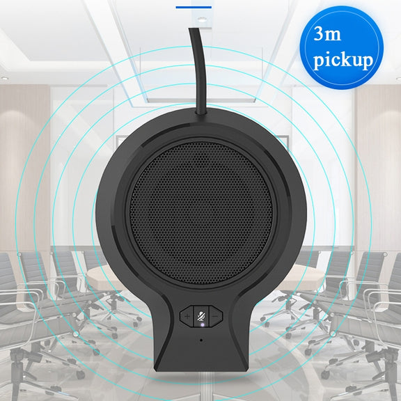 M100PRO Built-in Speaker 360-Degree Pickup Video Voice Call USB Omnidirectional Microphone Conference Microphone Webcast Microphone