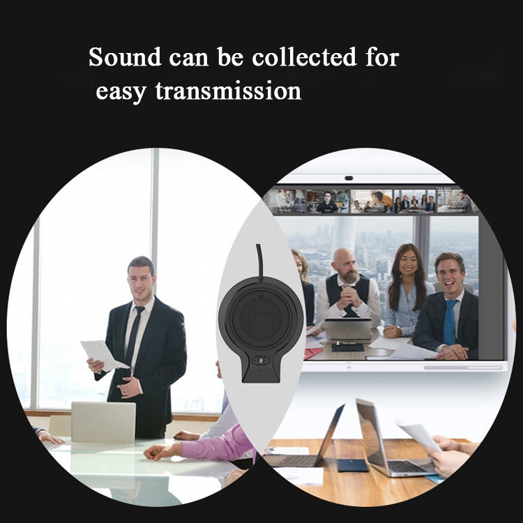 M100PRO Built-in Speaker 360-Degree Pickup Video Voice Call USB Omnidirectional Microphone Conference Microphone Webcast Microphone