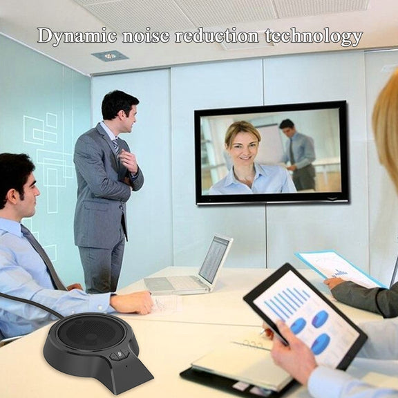 M100PRO Built-in Speaker 360-Degree Pickup Video Voice Call USB Omnidirectional Microphone Conference Microphone Webcast Microphone
