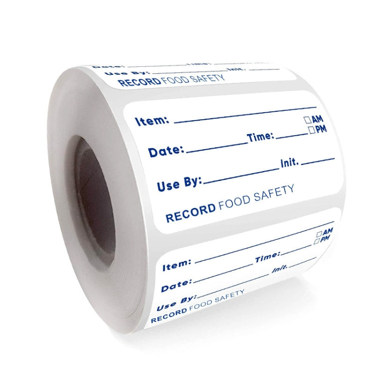 Food Date Sticker Label, Size: 7.5 x 2.5cm