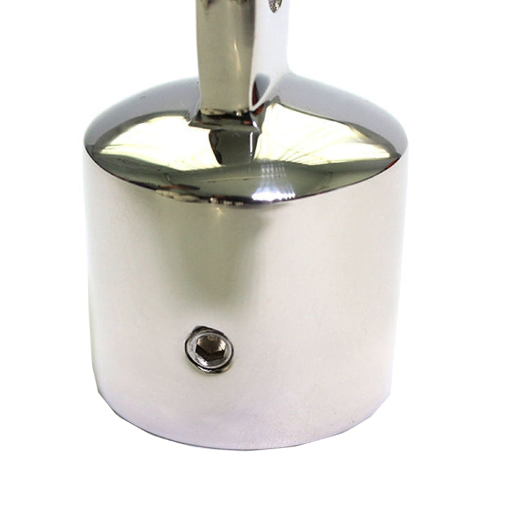 20mm  Ordinary Single Top Silk Slip Cap 316 Stainless Steel Yacht RV Awning Accessories