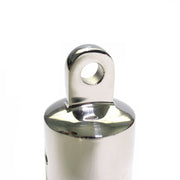 32mm  Ordinary Single Top Silk Slip Cap 316 Stainless Steel Yacht RV Awning Accessories