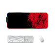 400x900x3mm F-01 Rubber Thermal Transfer RGB Luminous Non-Slip Mouse Pad(Red Fox) - free shipping - PMC Jewellery - Order now!