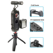 KF42730 For Insta360 One X-2 Metal Camera Vertical Cage Protection Frame with Cold Shoe