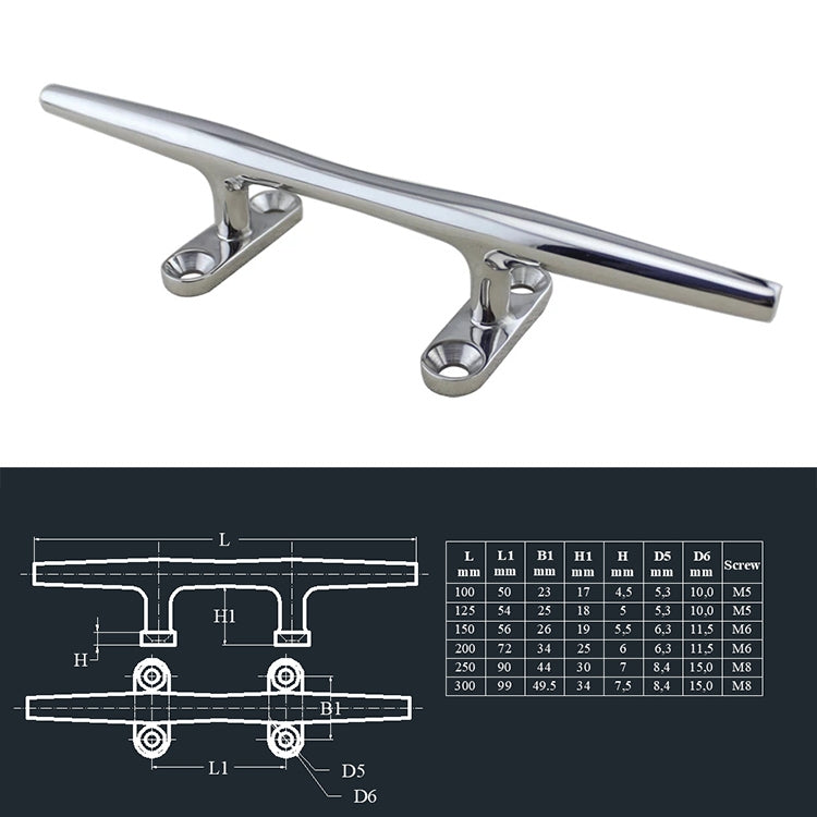 Light Round Cable Bolt 316 Stainless Steel Clevis Cable Bolt, Specification: 100mm 4inch