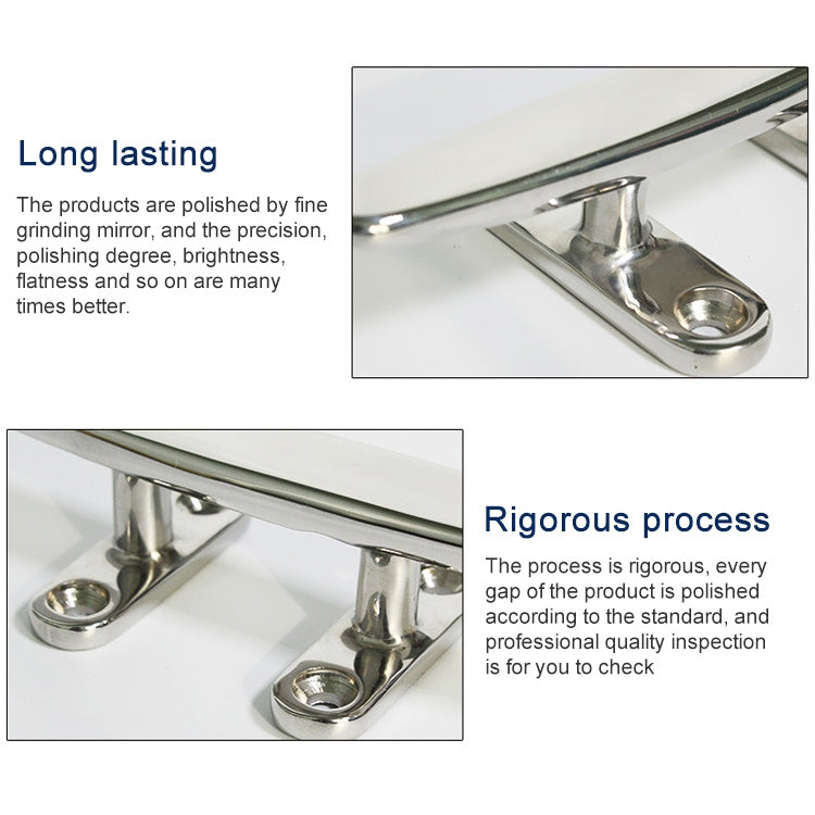 316 Stainless Steel Light-Duty Flat Claw Bolt Speedboat Yacht Ship Accessories, Specification: 150mm 6inch