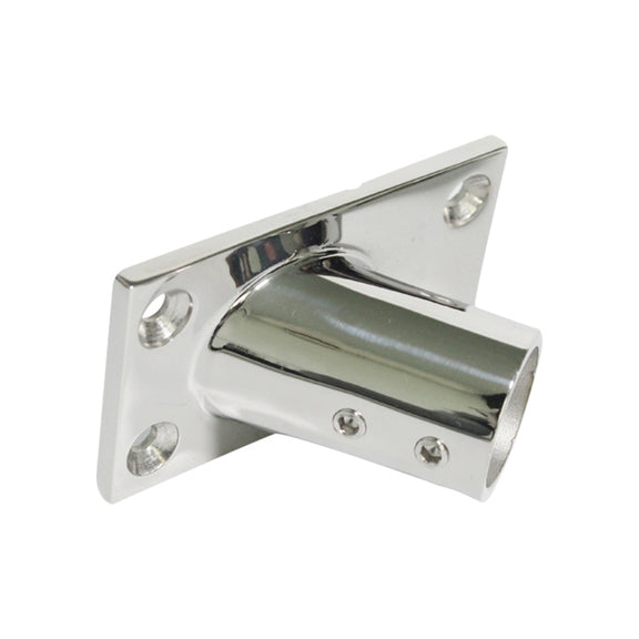 Thicken 316 Stainless Steel 60-Degree Square Tube Base Marine Boat Hardwares, Specifications: 22mm