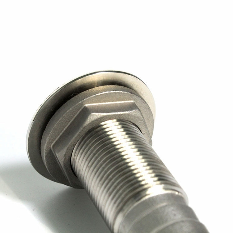 316 Stainless Steel Drain Pipe Tube Marine Drain Joint Fitting For Boat Yacht, Specification: 1-1/2inch