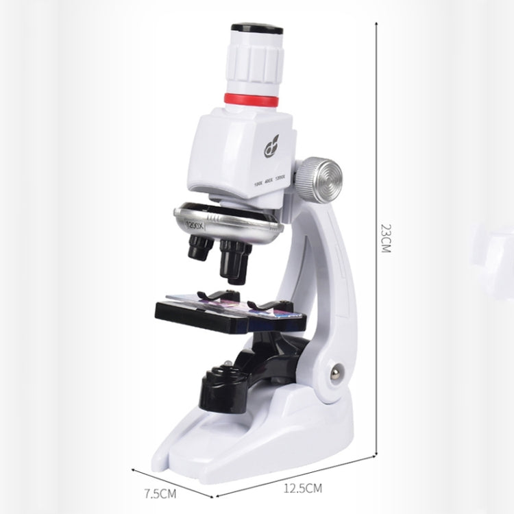 Students Scientific Experimental Equipment Biological Microscope, Style: C2156 With Phone Holder