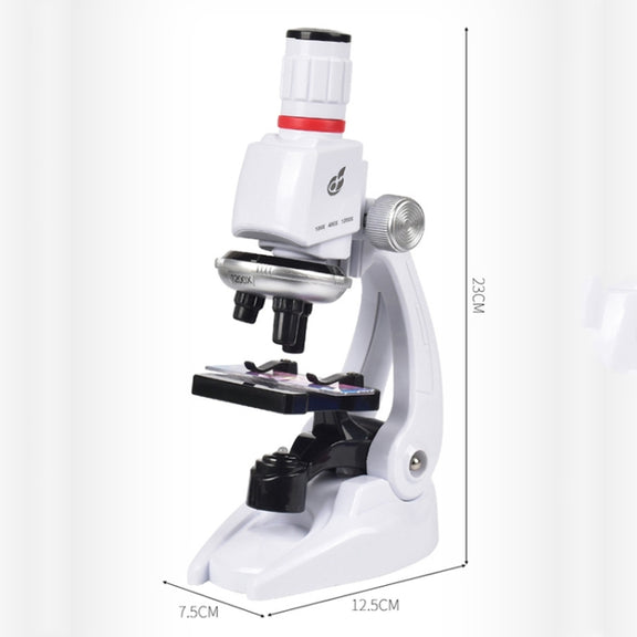 Students Scientific Experimental Equipment Biological Microscope, Style: C2156 With Phone Holder