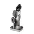 Kitchen Oil Dirty Pan Brush Can Add Detergent Sponge Brush Long Handle Cleaning Brush(Gray) - Cleaning Tools by PMc TechLife | Online Shopping South Africa | PMc TechLife | Buy Now Pay Later Mobicred