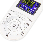 100B 12-mode Digital Meridian Physiotherapy Instrument Electronic Acupoint Pulse Acupuncture Massager, Specification: Battery Type(White)