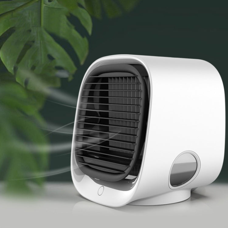 Desktop Cooling Fan USB Portable Office Cold Air Conditioning Fan, Colour: M201 Sky White