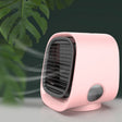 Desktop Cooling Fan USB Portable Office Cold Air Conditioning Fan, Colour: M201 Cherry Pink - Electric Fans by PMC TechLife | Online Shopping South Africa | PMC TechLife | Buy Now Pay Later Mobicred
