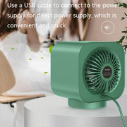 Desktop Cooling Fan USB Portable Office Cold Air Conditioning Fan, Colour: M302 Girl Pink