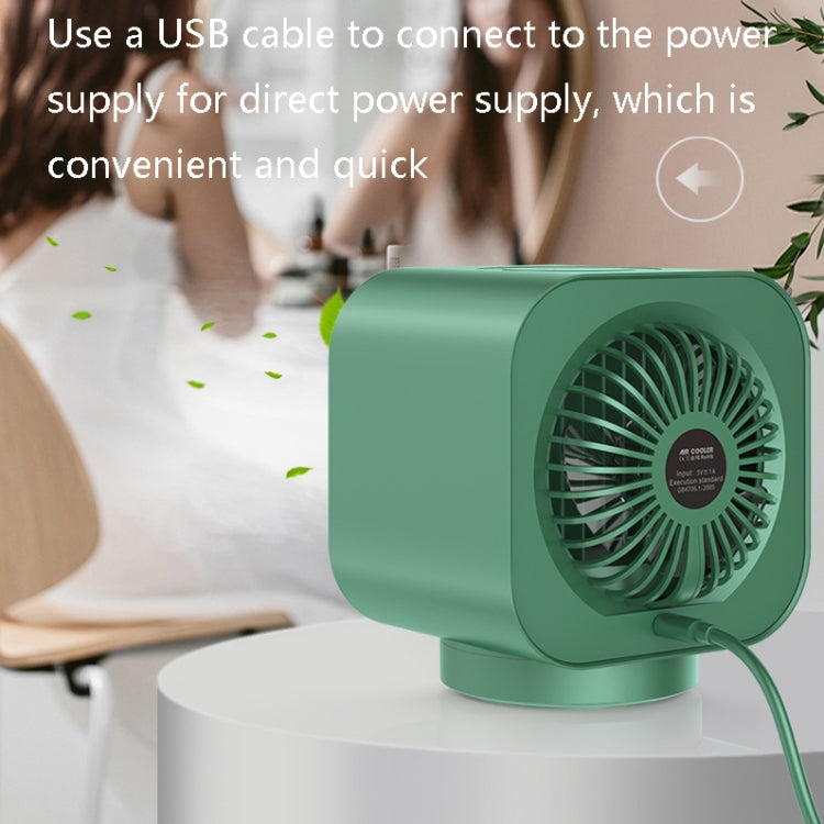 Desktop Cooling Fan USB Portable Office Cold Air Conditioning Fan, Colour: M302 Girl Pink