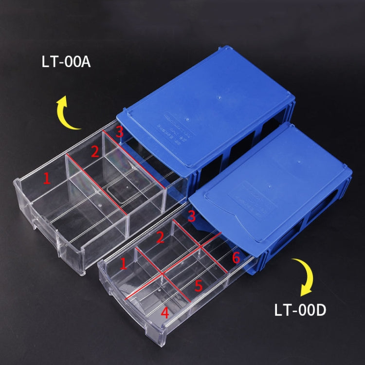Multifunctional Building Block Type Component Box Storage Box Drawer Type Parts Box Combined Accessory Box, Specification: LT-00A L