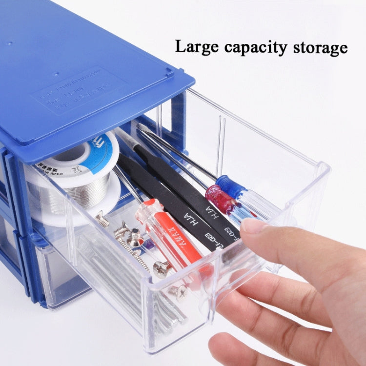 Multifunctional Building Block Type Component Box Storage Box Drawer Type Parts Box Combined Accessory Box, Specification: LT-00A L