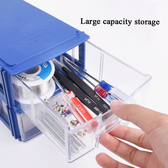 Multifunctional Building Block Type Component Box Storage Box Drawer Type Parts Box Combined Accessory Box, Specification: LT-00A L