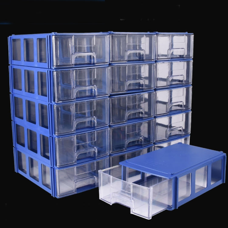 Multifunctional Building Block Type Component Box Storage Box Drawer Type Parts Box Combined Accessory Box, Specification: LT-00A L
