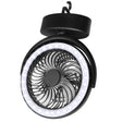YQ-8004 USB Charging Outdoor Wild Camp Fan Multifunction Camping Tent LED Fan(Black) - Electric Fans by PMC TechLife | Online Shopping South Africa | PMC TechLife | Buy Now Pay Later Mobicred