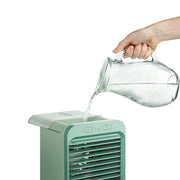 Desktop Humidification Spray USB Water-cooled Fan(Green)