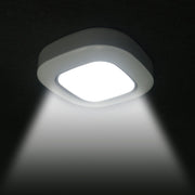 1145 Human Body Induction Ceiling Light Wireless Installation Battery Ceiling Lamp(White Shell Warm Light)